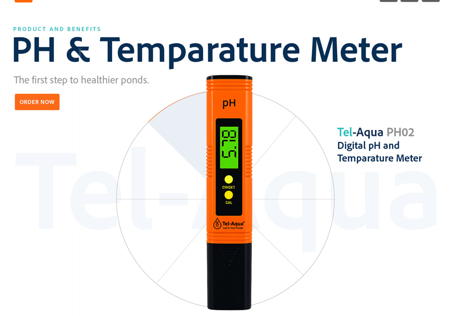 Tel-Aqua pH02 digital pH meter